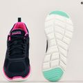 Încălțăminte pentru femei SKECHERS Flex Appeal 5.0 Fresh Touch navy leather/mesh/hot pink/mint 8