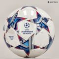 Minge de fotbal adidas UCL Mini 23/24 white/silver metallic/bright cyan mărime 1 5