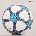 Minge de fotbal adidas UCL Training 23/24 white/silver metallic/bright cyan mărime 5 6