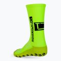 Șosete de fotbal Tapedesign anti-alunecare galben TAPEDESIGNNEONYELLOW 3