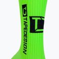 Tapedesign șosete de fotbal anti-alunecare verde TAPEDESIGNNEON GREEN 5