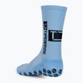 Șosete de fotbal Tapedesign albastru antiderapant TAPEDESIGN BLUE 2