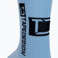Șosete de fotbal Tapedesign albastru antiderapant TAPEDESIGN BLUE 5