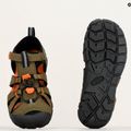 Sandale pentru juniori KEEN Seacamp II CNX dark olive/gold flame 9