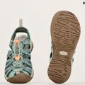Sandale de trekking pentru femei KEEN Whisper granite green/peach parfait 9