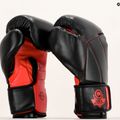 Mănuși de box DBX BUSHIDO "Hammer - Red" Muay Thai negre/roșii 19