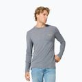 Longsleeve pentru bărbați super.natural Apres Ski cashmere grey melange/various