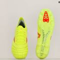 Încălțăminte de fotbal pentru bărbați Mizuno Morelia Neo IV Β Elite MD safety yellow/fiery coral 2/galaxy silver 11