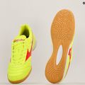 Încălțăminte de fotbal pentru bărbați Mizuno Morelia Sala Elite IN safety yellow/fiery coral 2/galaxy silver 11