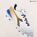 Ghete de fotbal Diadora Brasil Elite Tech GR ITA LPX pentru bărbați, alb/albastru/auriu 11