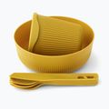 Set de vase de vase de drumeție Sea to Summit Passage Dinnerware arrowwood yellow