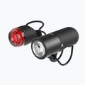 Knog Plugger Twinpack set de lumini pentru biciclete negru 2