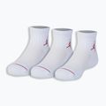 Șosete pentru copii Nike Air Jordan Jumpman Quarter 3 perechi white 2
