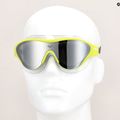 Mască de înot arena The One Mask Mirror silver/soft green/black 7