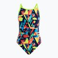 Costum de baie o piesă pentru copii Funkita Diamond back blocked bars FS11G7130908