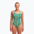 Funkita Diamond Back One Piece Costum de baie pentru femei Albastru FS11L7154116116 2