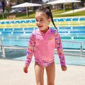 Longsleeve + chiloți de înot pentru copii Funkita Zippy Rashie & Brief learner lane 10