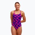 Costum de înot întreg pentru femei Funkita Diamond Secure One Piece Pinky Palms