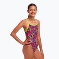 Costum de înot întreg pentru copii Funkita Single Strap One Piece swan city