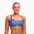 Top costum de baie Funkita Sports Top blue bits