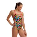 Costum de baie întreg pentru copii Funkita Single Strap One Piece berry good 2