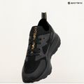 EA7 Emporio Armani negru și alb Altura Knit triple negru / aur pantofi negru / aur 9