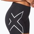 Pantaloni scurți de antrenament 2XU Core Compression 5" pentru femei, negru/argintiu WA4481B 4