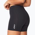 Pantaloni scurți de antrenament 2XU Core Compression 5" pentru femei, negru/argintiu WA4481B 5