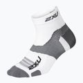 2XU Vectr Ultralght 1/4 Crew șosete sport alb UA5046E