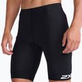 Pantaloni scurți 2XU Core Tri pentru bărbați, negru/alb 3