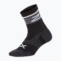 2XU Vectr Cushion Crew șosete sport negru și alb UA5053E