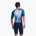 Costum de ciclism pentru bărbați 2XU Aero Sleeved midnight/white 2