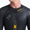 Costum de triatlon pentru bărbați 2XU Propel:1 negru/ambition MW4991C 5