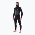 Costum pentru bărbați Rip Curl Flashbomb 5/4mm Hooded Chest Zip black