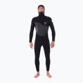 Costum pentru bărbați Rip Curl Flashbomb 5/4mm Hooded Chest Zip black 3