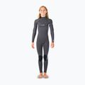 Costum pentru copii Rip Curl Dawn Patrol Back Zip 4/3mm GB Jr charcoal grey