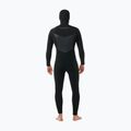Costum de înot pentru bărbați Rip Curl Dawn Patrol Hooded 6/4 mm Chest Zip black 2
