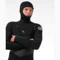 Costum de înot pentru bărbați Rip Curl Dawn Patrol Hooded 6/4 mm Chest Zip black 4