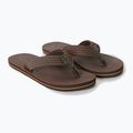 Papuci de plajă Rip Curl Revival Leather Open Toe pentru bărbați, maro 8