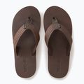 Papuci de plajă Rip Curl Revival Leather Open Toe pentru bărbați, maro 12