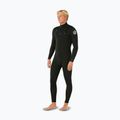 Costum de înot pentru bărbați Rip Curl Dawn Patrol 3/2 mm Chest Zip black 3