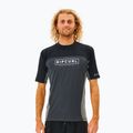 Tricou de înot pentru bărbați Rip Curl Drive Relaxed 90 gri-negru 12VMRV