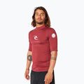 Tricou de înot pentru copii Rip Curl Corps 4370 maroon 12JMRV 2