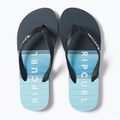 Papuci pentru bărbați Rip Curl Breaker Open Toe 107 negri-albaștri 19XMOT 9