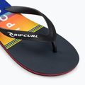 Papuci pentru bărbați Rip Curl Breaker Open Toe 1163 negru-portocali 19XMOT 7