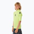 Tricou de înot pentru copii Rip Curl Brand Wave UPF Rash Vest lime 4