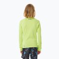 Longsleeve de înot pentru copii Rip Curl Brand Wave UPF Rash Vest lime 3