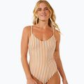 Costum de baie dintr-o bucată pentru femei Rip Curl Premium Cheeky light brown 5