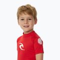 Tricou de înot pentru copii  Rip Curl Brand Wave UPF red 4