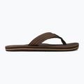 Papuci de plajă Rip Curl Revival Leather Open Toe pentru bărbați, maro 2